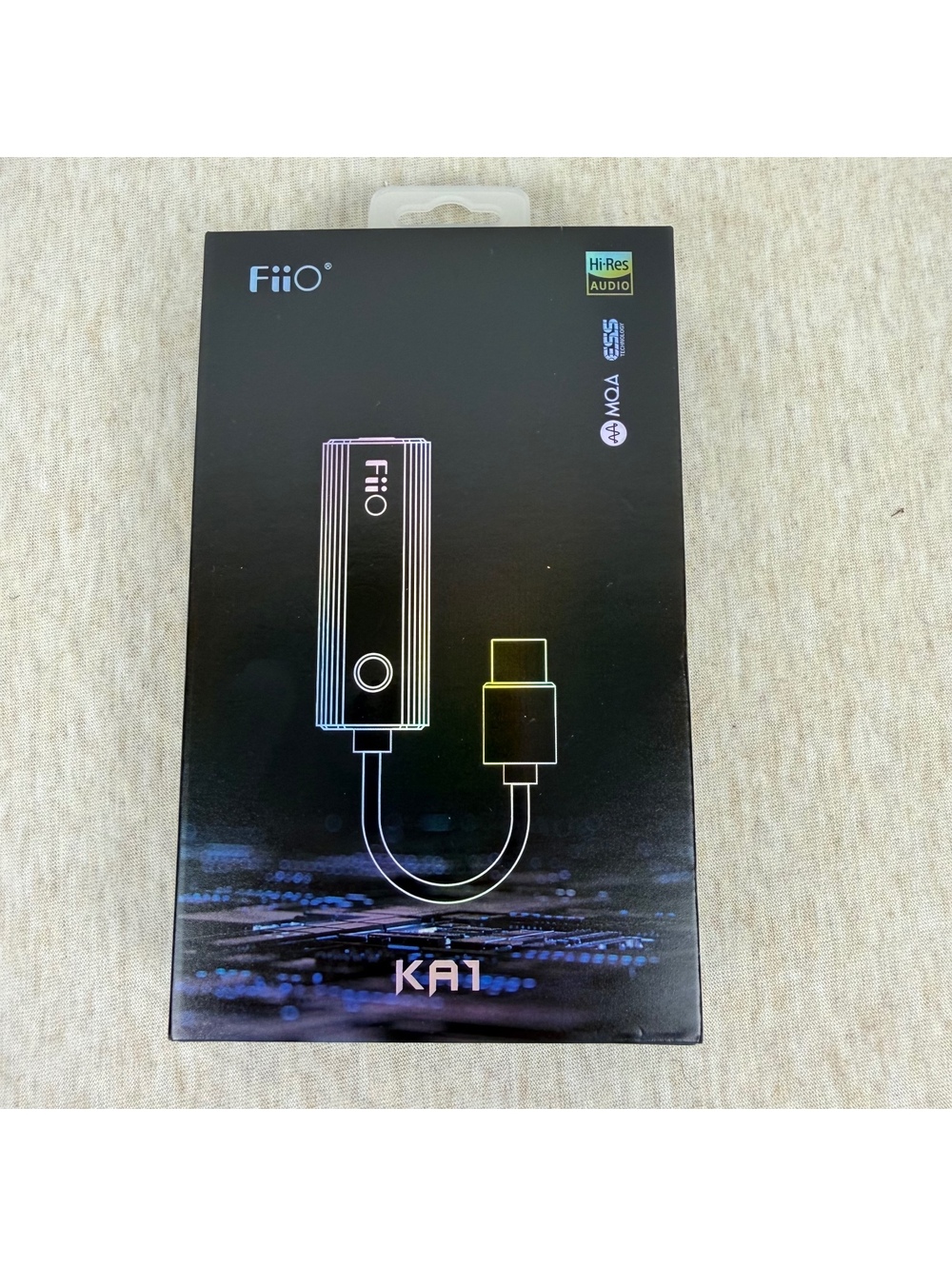 FiiO KA1-LT Lightning DAC Headphone Amplifier Hi-Res MQA Black